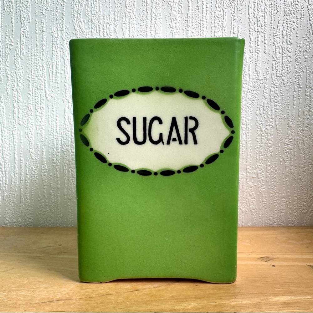 Vintage Ditmar Urbach Czechoslovakia Sugar Canister